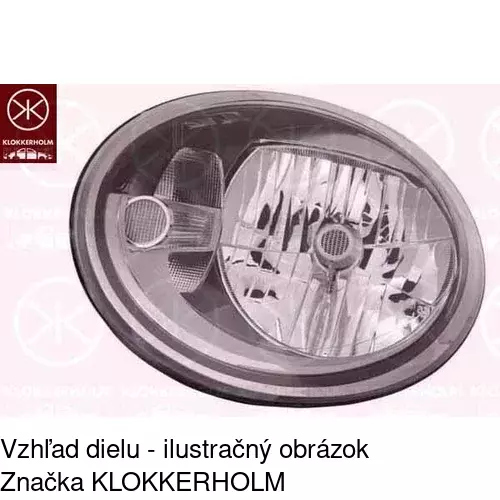 Hlavný reflektor POLCAR 95C110-E - obr. 1