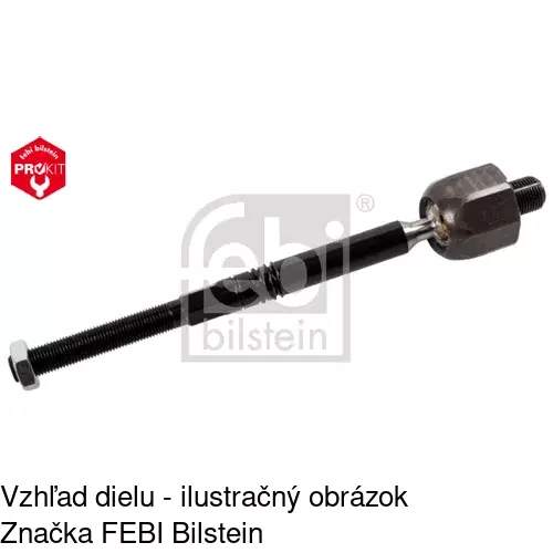 Tyč riadenia POLCAR B-902903 - obr. 1