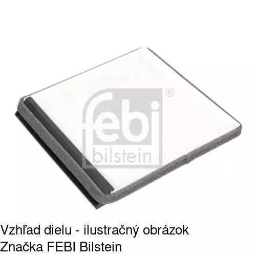 Kabínový filter s uhlíkom POLCAR S11-1028 - obr. 1