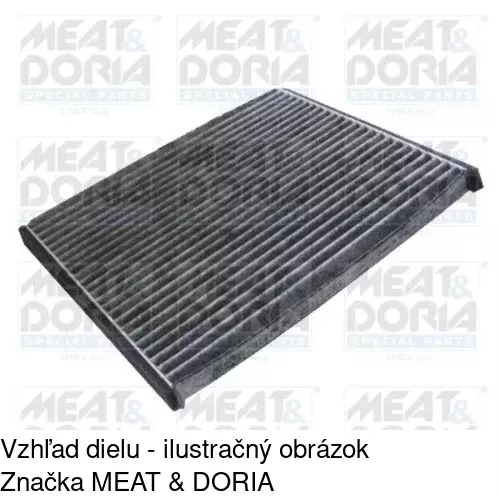 Kabínový filter s uhlíkom POLCAR S11-1044 - obr. 1