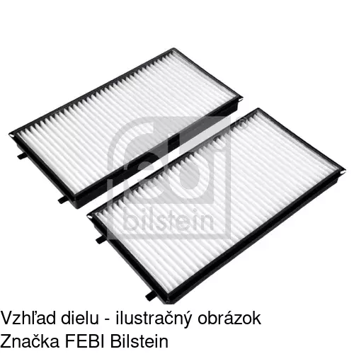 Kabínový filter s uhlíkom POLCAR S11-1051 - obr. 3