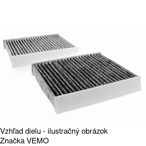 Kabínový filter s uhlíkom POLCAR S11-1059 - obr. 3