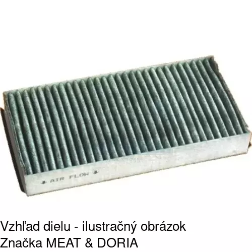 Kabínový filter s uhlíkom POLCAR S11-1070 - obr. 2