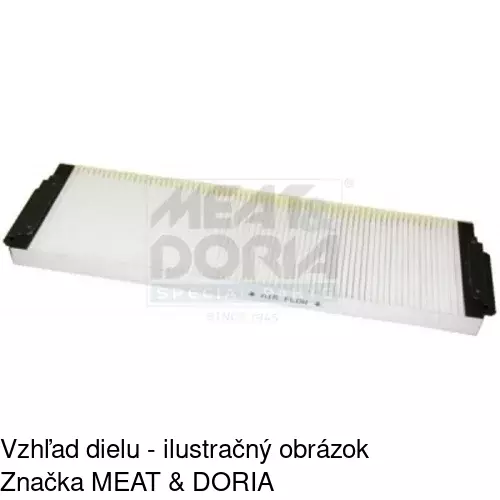 Kabínový filter s uhlíkom POLCAR S11-1073 - obr. 2