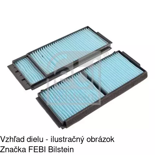 Kabínový filter s uhlíkom POLCAR S11-1091 - obr. 4