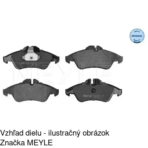 Brzdové dosky POLCAR S70-0008 - obr. 3