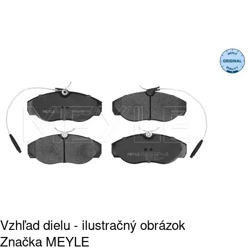 Brzdové dosky POLCAR S70-0044 - obr. 4