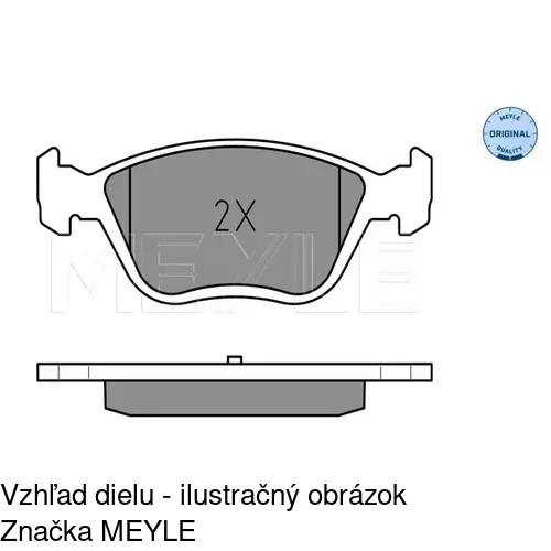 Brzdové dosky POLCAR S70-0075 - obr. 3