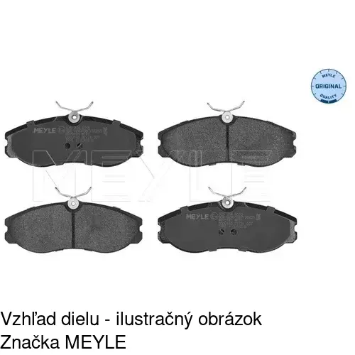 Brzdové dosky POLCAR S70-0161 - obr. 2