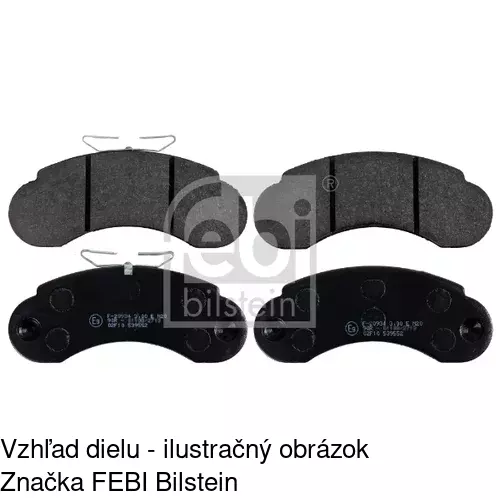 Brzdové dosky POLCAR S70-0165 - obr. 5