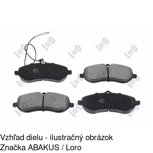 Brzdové dosky POLCAR S70-0196 - obr. 4