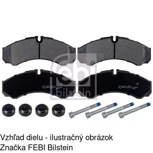 Brzdové dosky POLCAR S70-0200