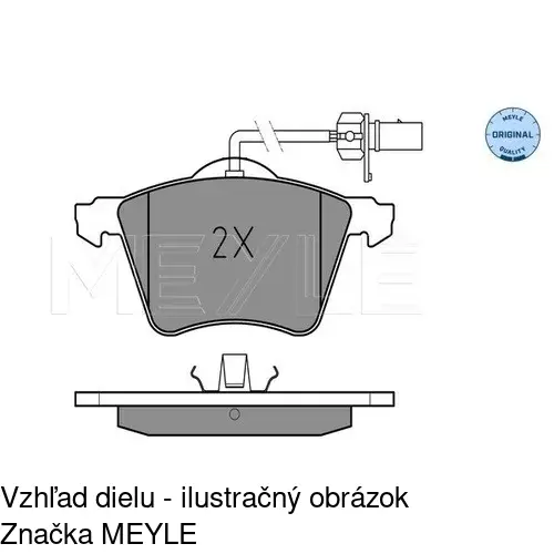 Brzdové dosky POLCAR S70-0228 - obr. 4