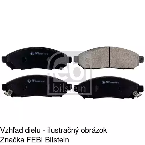 Brzdové dosky POLCAR S70-0279 - obr. 4