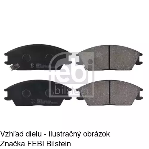 Brzdové dosky POLCAR S70-0309 - obr. 2