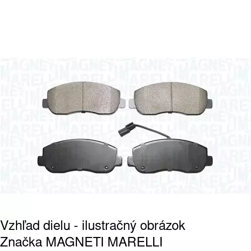 Brzdové dosky POLCAR S70-0387 - obr. 4