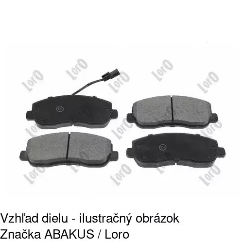 Brzdové dosky POLCAR S70-0387 - obr. 5