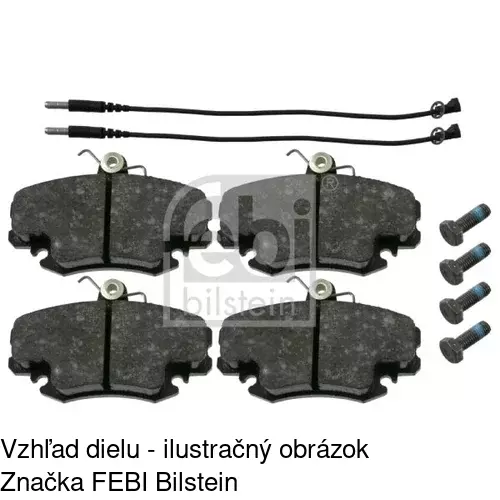 Brzdové dosky POLCAR S70-0413 - obr. 2