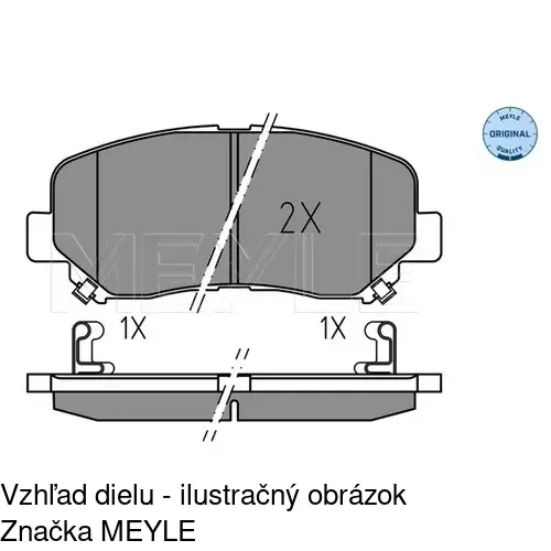 Brzdové dosky POLCAR S70-0494 - obr. 2