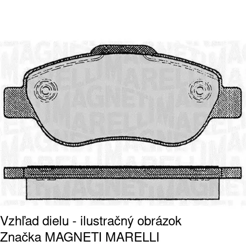 Brzdové dosky POLCAR S70-0547 - obr. 2