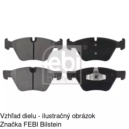 Brzdové dosky POLCAR S70-0592 - obr. 1