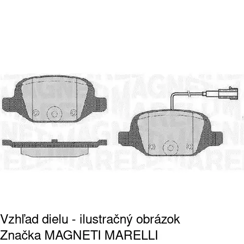 Brzdové dosky POLCAR S70-1024 - obr. 5