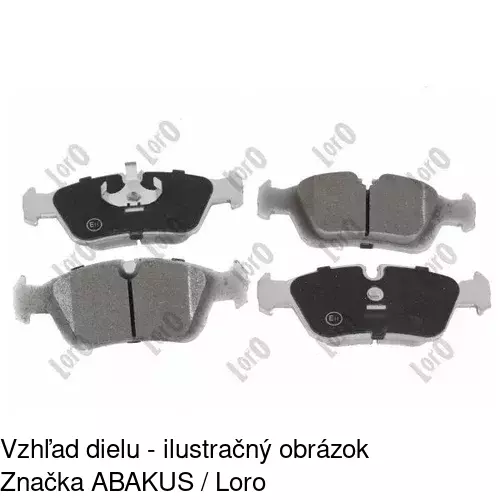 Brzdové dosky POLCAR S70-1087 - obr. 5