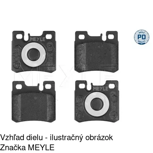 Brzdové dosky POLCAR S70-1104 - obr. 3