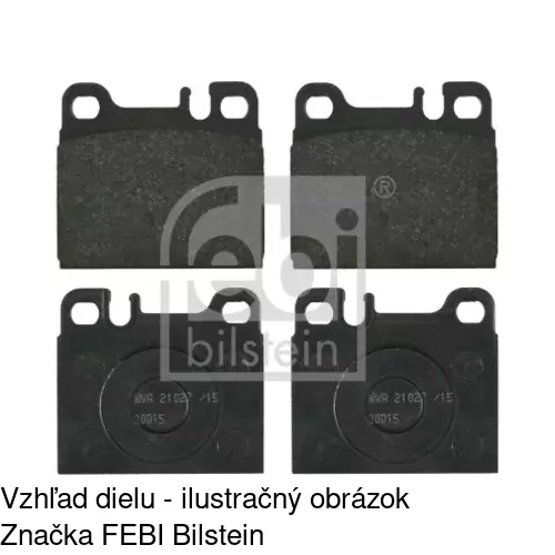 Brzdové dosky POLCAR S70-1104 - obr. 5