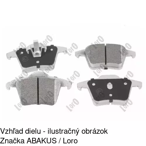 Brzdové dosky POLCAR S70-1168 - obr. 5