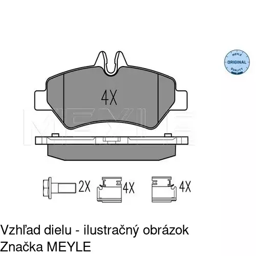 Brzdové dosky POLCAR S70-1219 - obr. 3