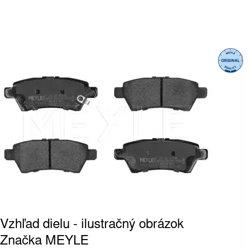 Brzdové dosky POLCAR S70-1344 - obr. 2