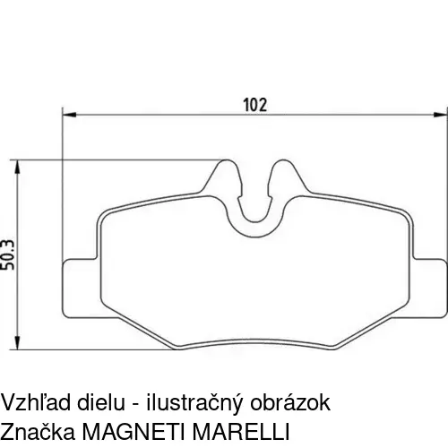 Brzdové dosky POLCAR S70-1373