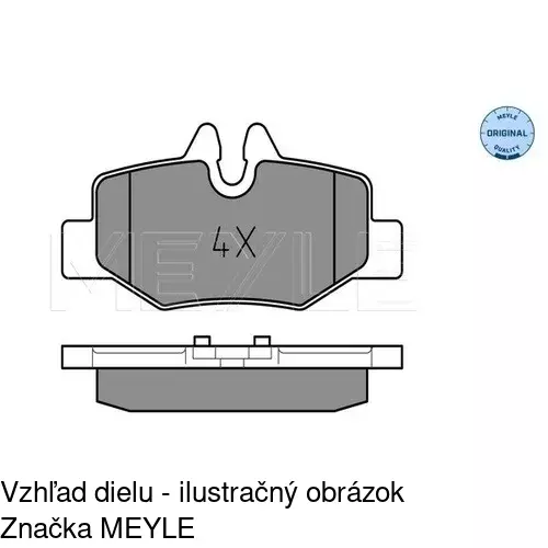 Brzdové dosky POLCAR S70-1373 - obr. 3