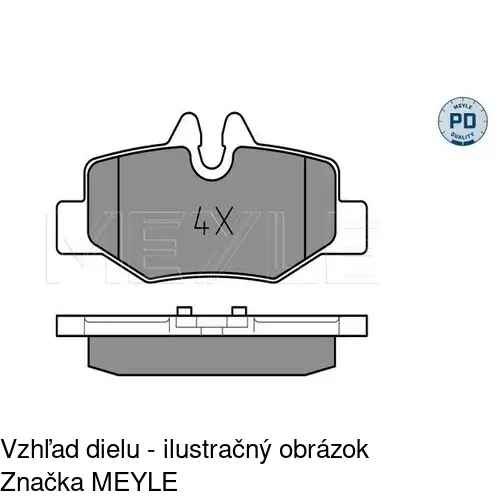 Brzdové dosky POLCAR S70-1373 - obr. 4