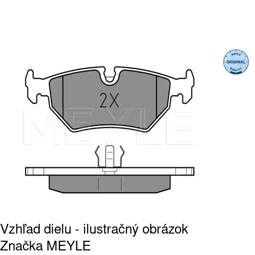 Brzdové dosky POLCAR S70-1409 - obr. 1