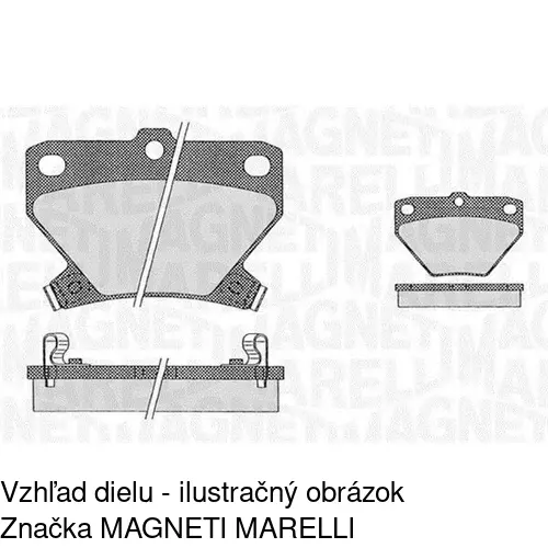 Brzdové dosky POLCAR S70-1433 - obr. 4