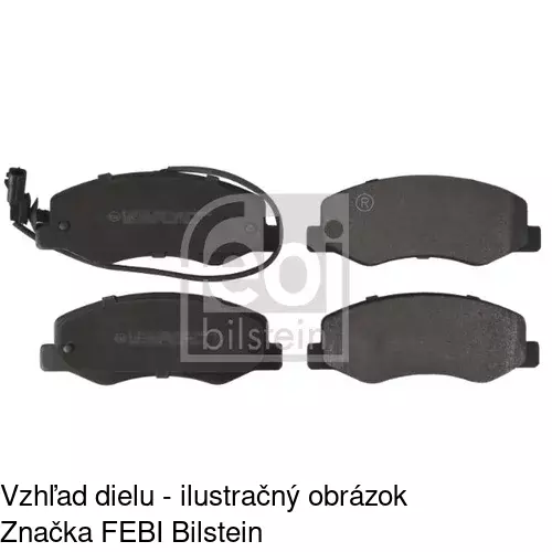 Brzdové dosky POLCAR S70-1607