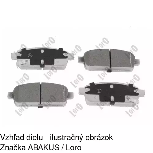 Brzdové dosky POLCAR S70-1612 - obr. 5