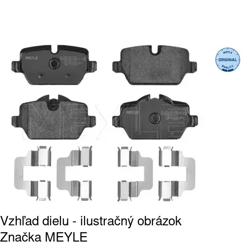 Brzdové dosky POLCAR S70-1614 - obr. 3