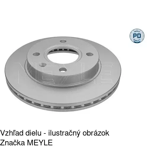 Brzdový kotúč POLCAR S71-0010 - obr. 5