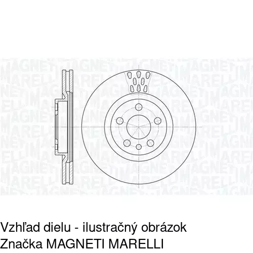 Brzdový kotúč POLCAR S71-0234 - obr. 4