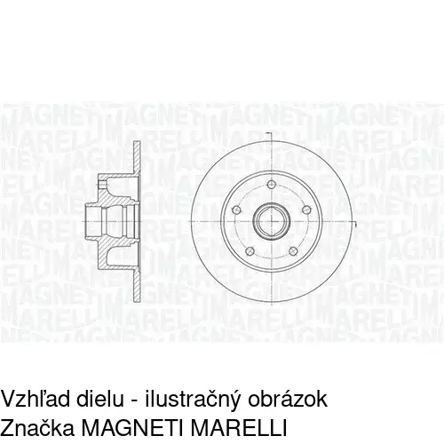 Brzdový kotúč POLCAR S71-1110 - obr. 2