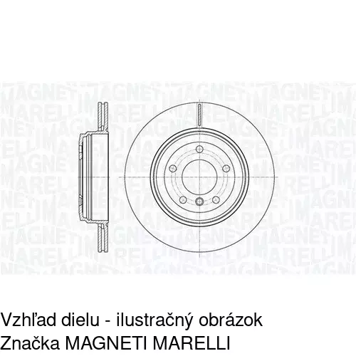 Brzdový kotúč POLCAR S71-1261 - obr. 3