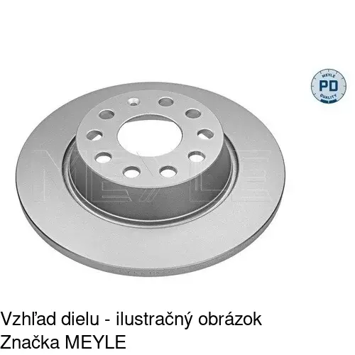 Brzdový kotúč POLCAR S71-1381 - obr. 4