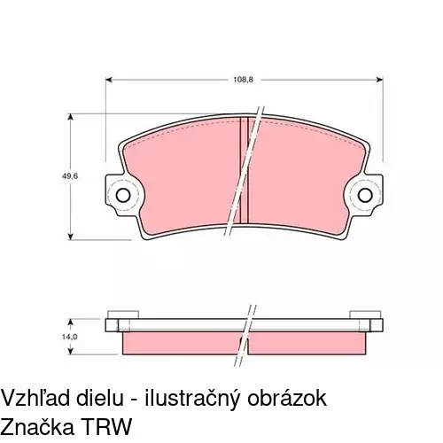 Brzdový kotúč POLCAR S71-1382 - obr. 2