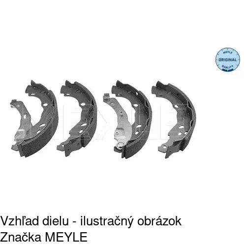 Brzdové čeľuste POLCAR S72-1031