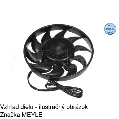 Ventilátor bez krytu / podpery POLCAR 130723U3 - obr. 5