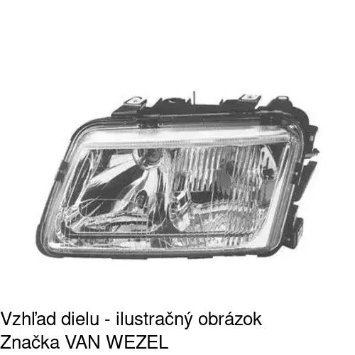 Hlavný reflektor POLCAR 1323096E - obr. 5