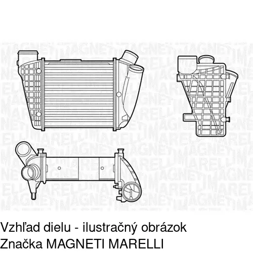 Chladiče vzduchu (Intercoolery) POLCAR 1325J8-3